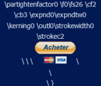 Caractères parasites autour d'un bouton Paypal